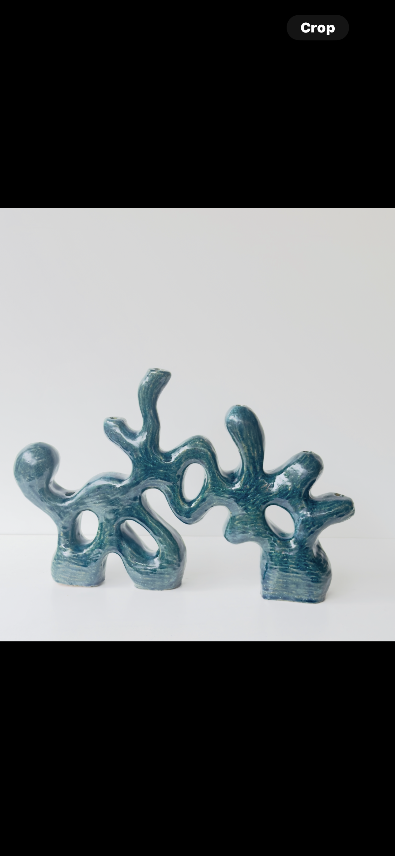 Blue Water Candelabra