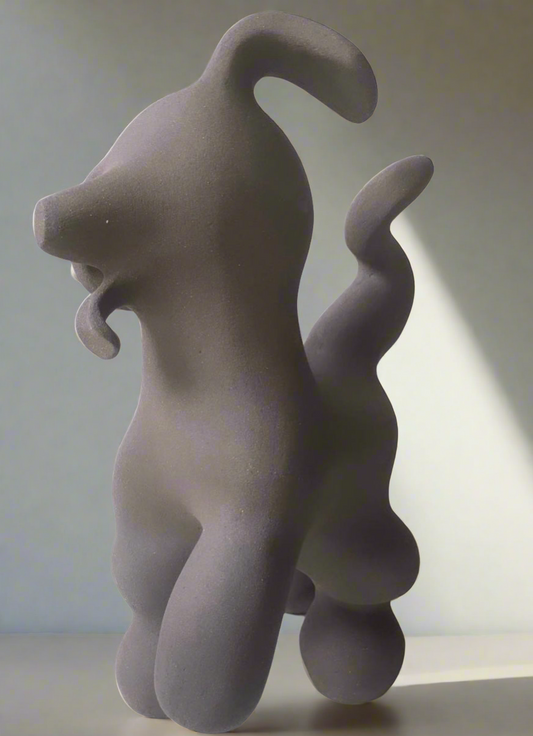 Black Dog Sculpture