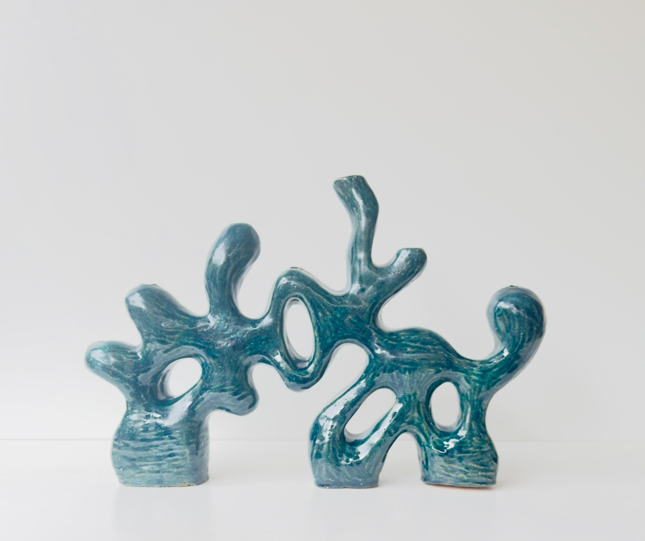 Blue Water Candelabra